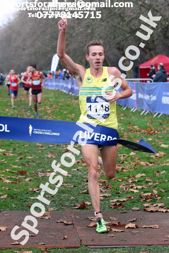 Senior mens British Athletics Liverpool Cross Challenge, Sefton Park, Liverpool. Photo:  David T. Hewitson/Sports for All Pics
